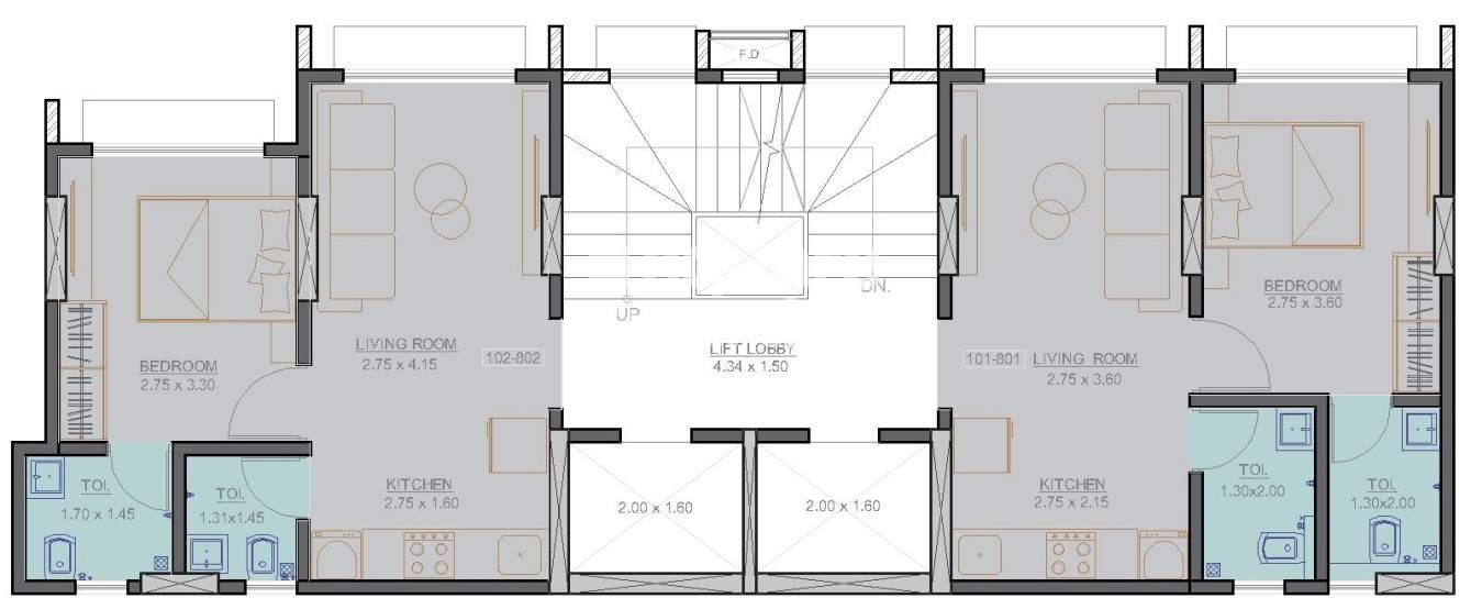 V3 Bhagwan Residency Floor Plans