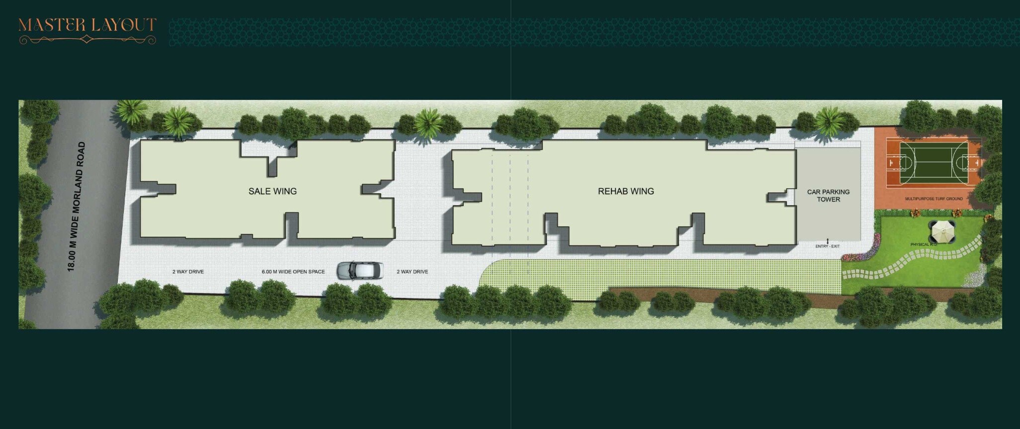 Vadgama Kings Tower Master Plan Image