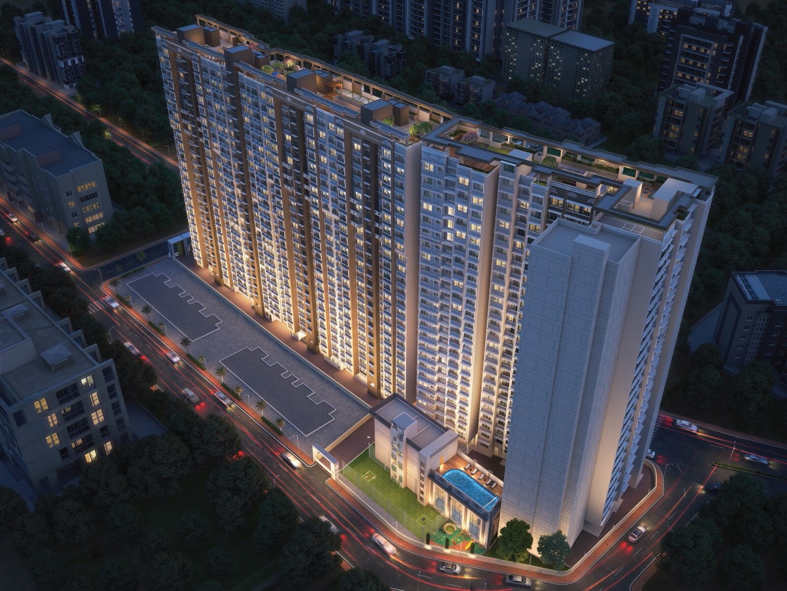 Vaibhav Eastern Groves Apartment Exteriors