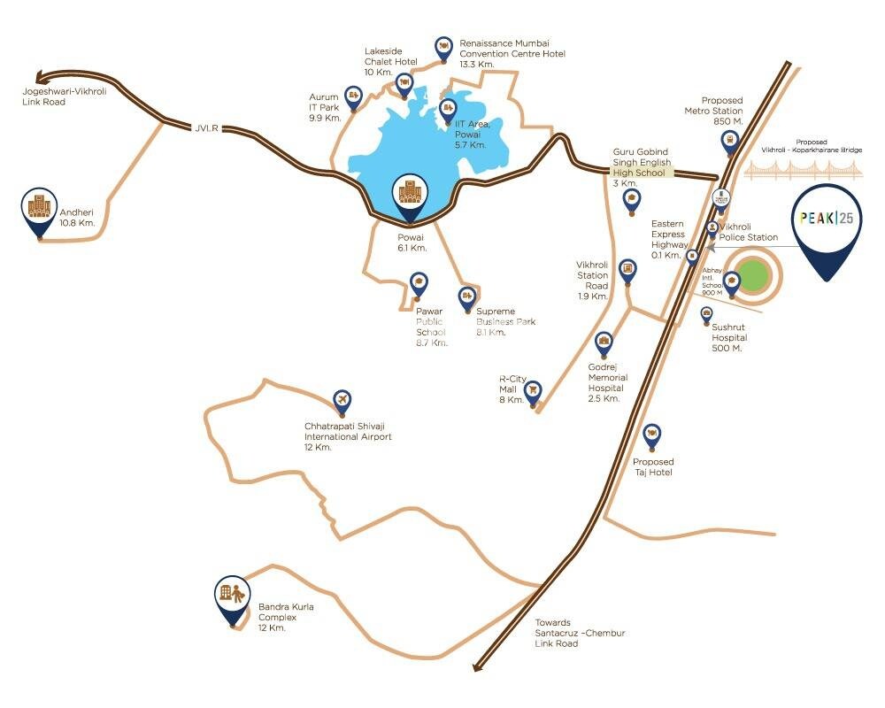 Vaibhavlaxmi Peak 25 Location Image