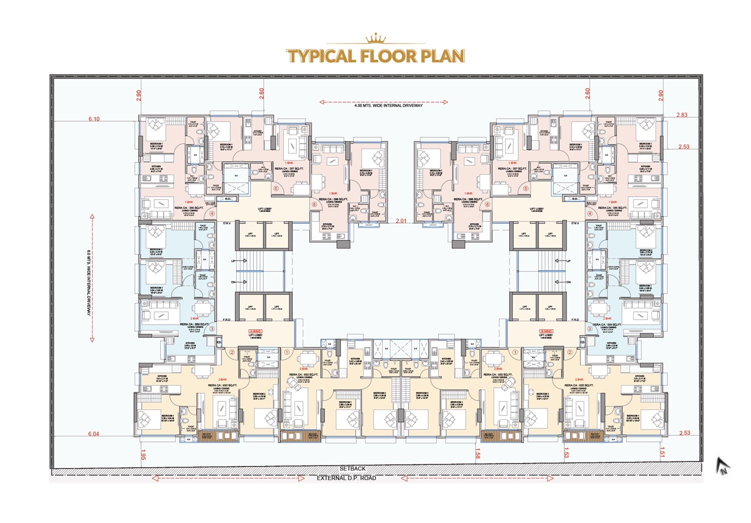 Vaibhavlaxmi Queens Avenue Floor Plans