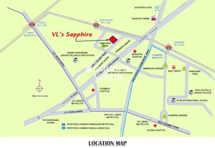 Vaibhavlaxmi Stella Sapphire Location Image