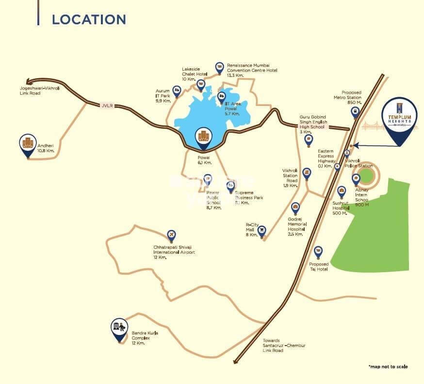 Vaibhavlaxmi Templum Heights Location Image