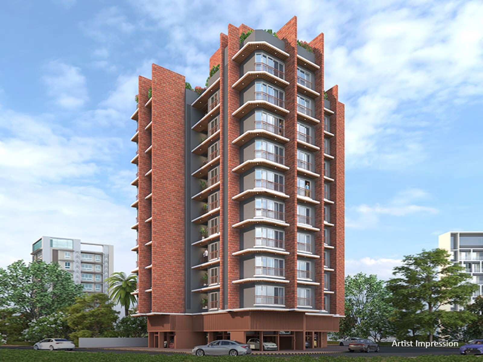 Vaidya West World Apartment Exteriors 1