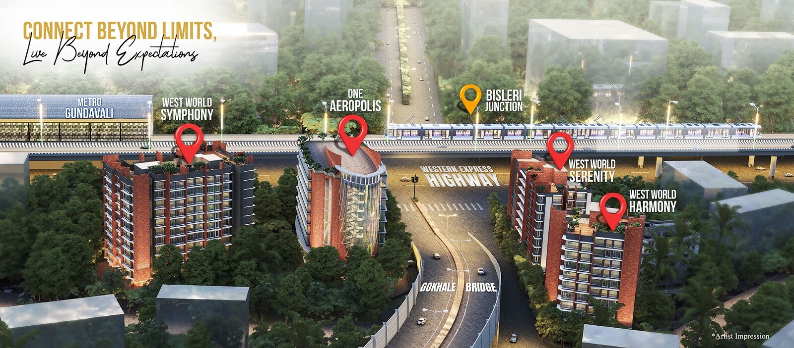 Vaidya West World Tower View