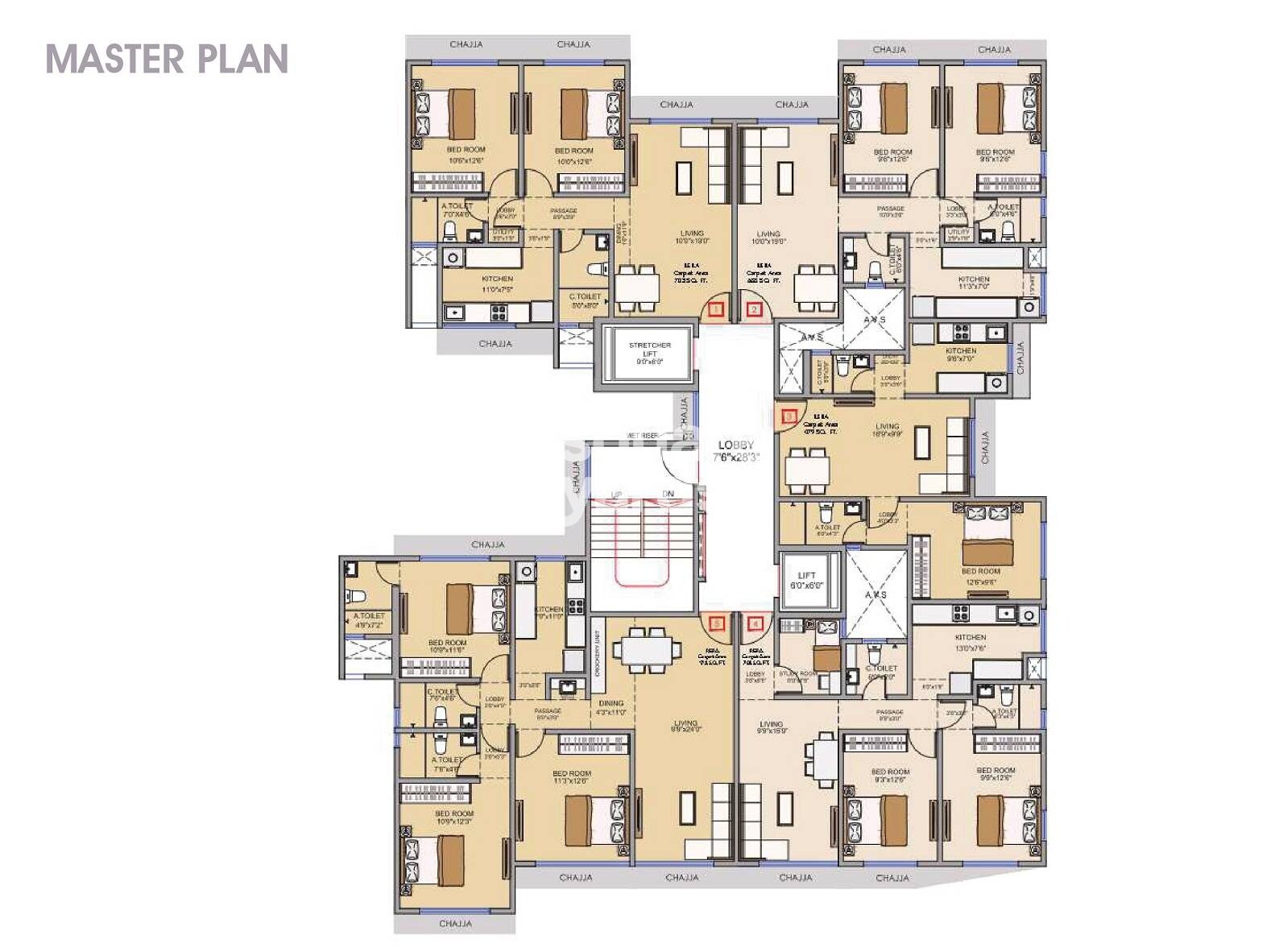 Varad Heights Floor Plans