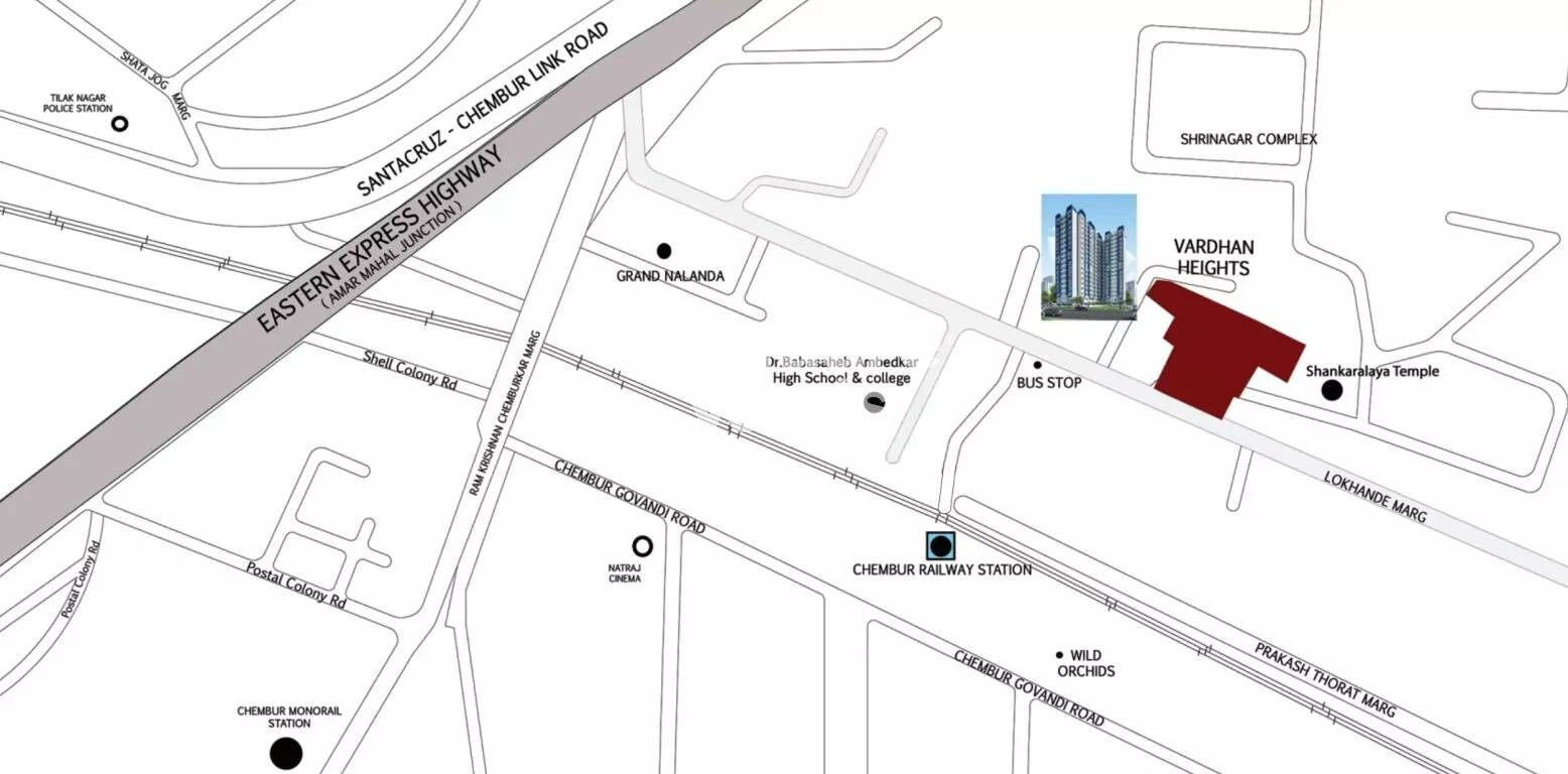 Vardhan Heights Location Image