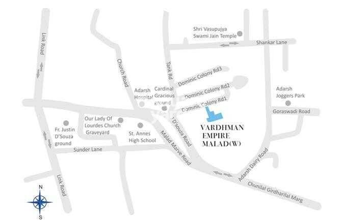 Vardhman Empire Location Image