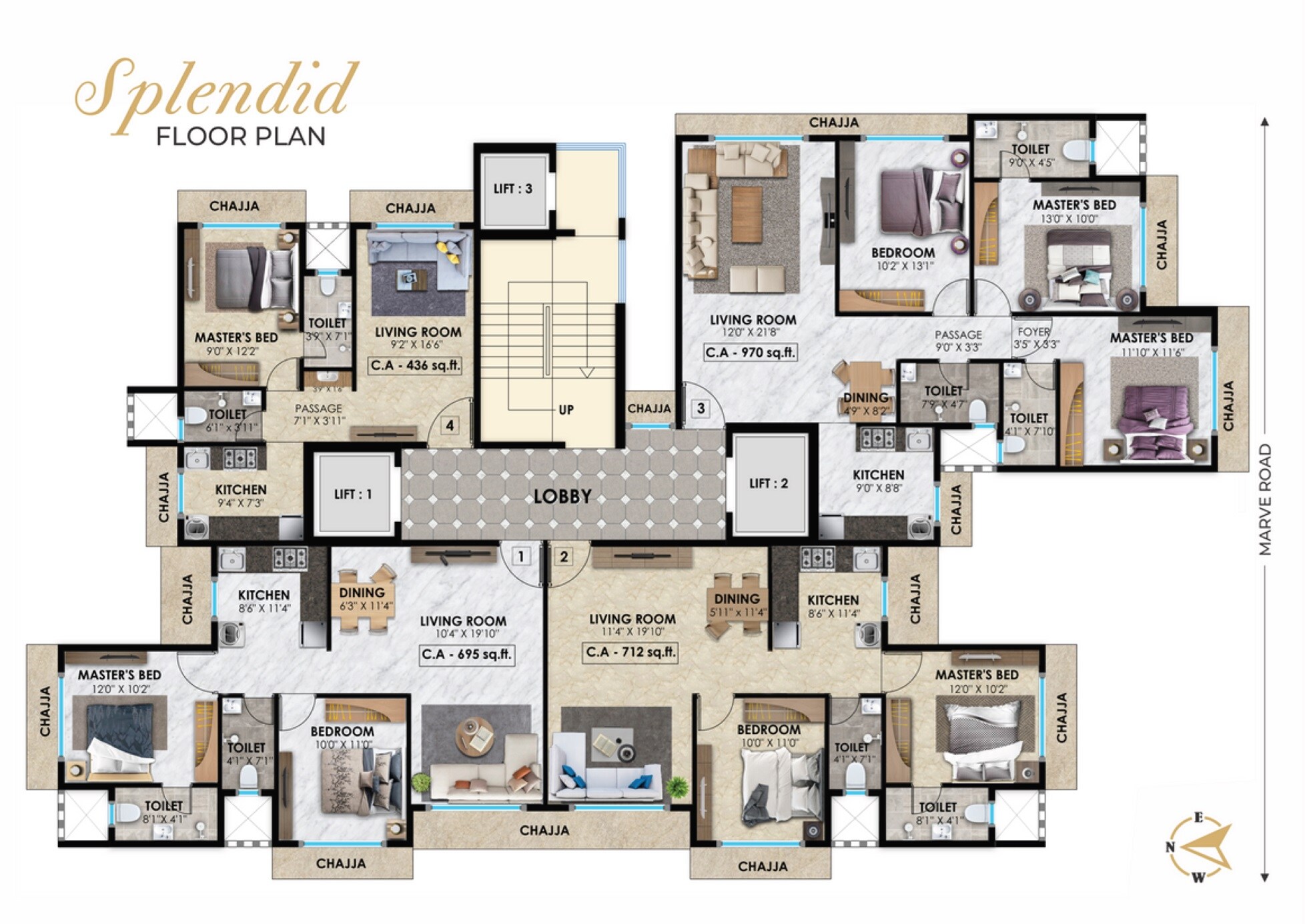 Vasundhara Geetanjali Paradise Floor Plans 1