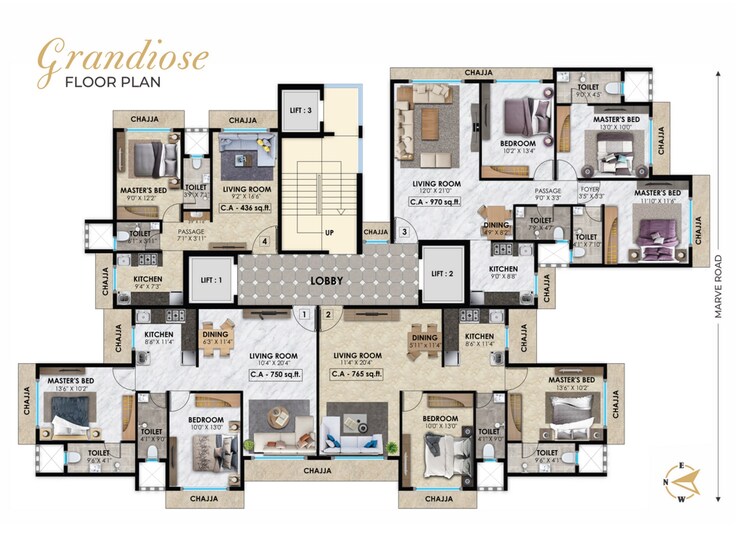 Vasundhara Geetanjali Paradise Floor Plans 2
