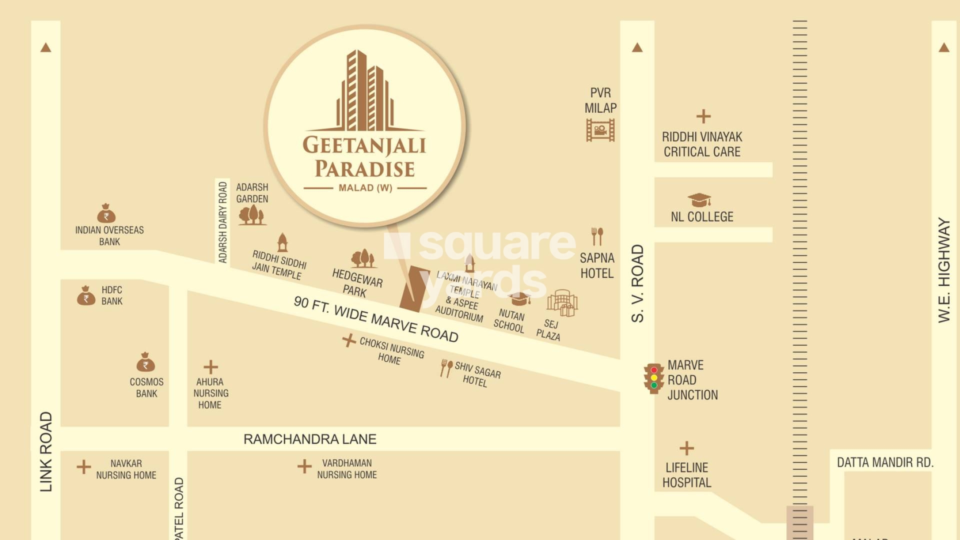 Vasundhara Geetanjali Paradise Location Image