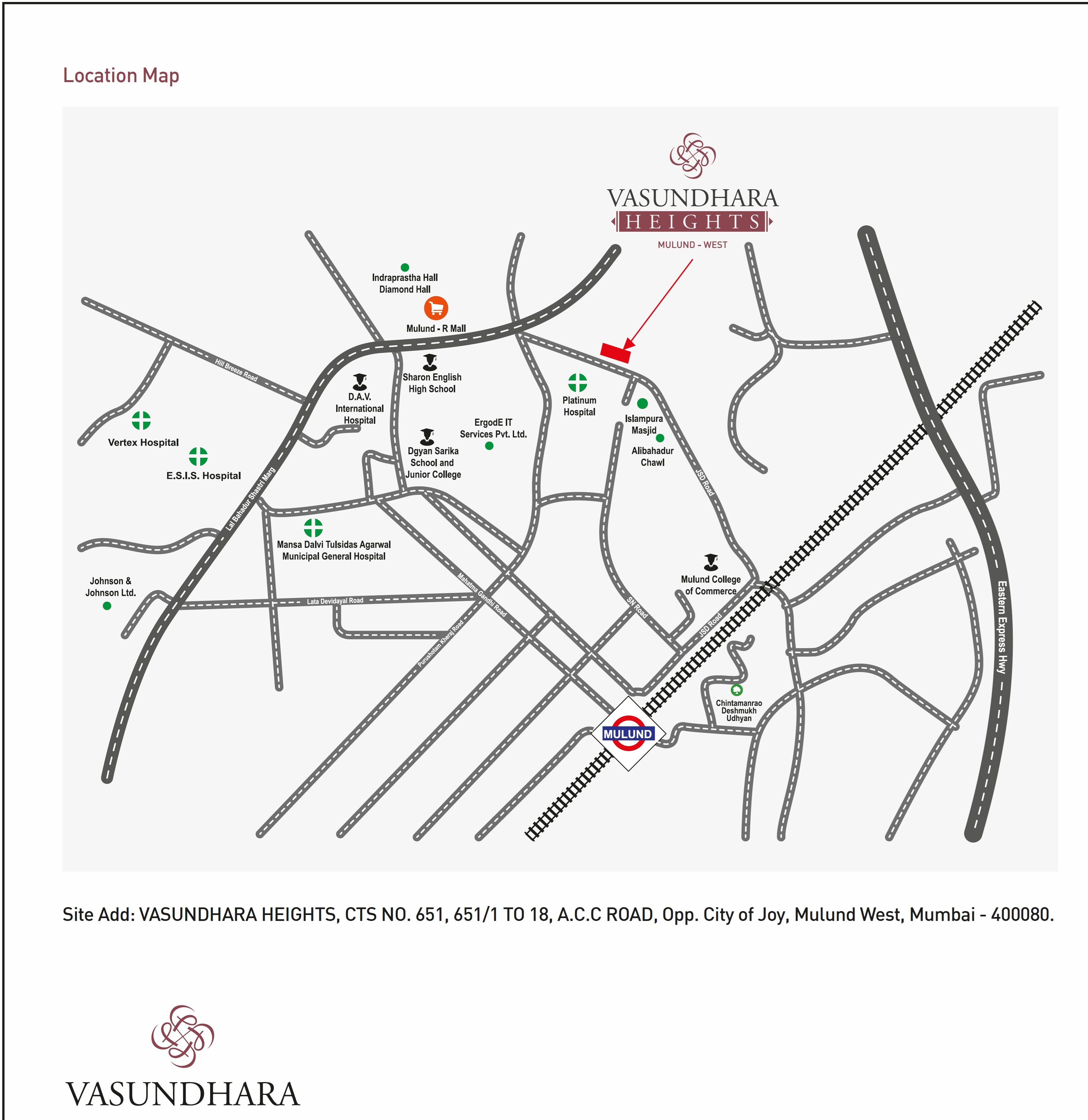 Vasundhara Heights Location Image