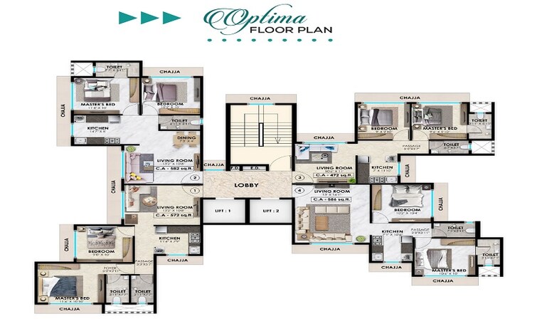Vasundhara Paradise Floor Plans 1