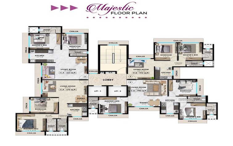 Vasundhara Paradise Floor Plans 2