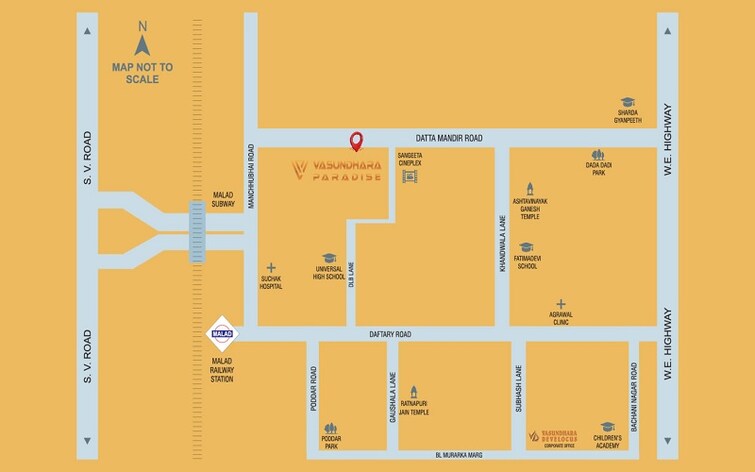 Vasundhara Paradise Location Image