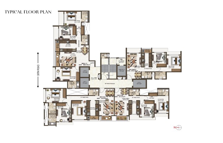 Vaswani Avania Floor Plans