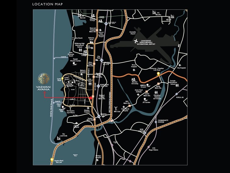 Vaswani Avania Location Image