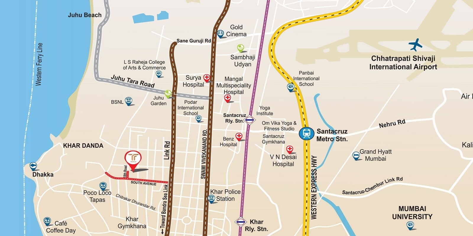 Vayuputra Trident Location Image