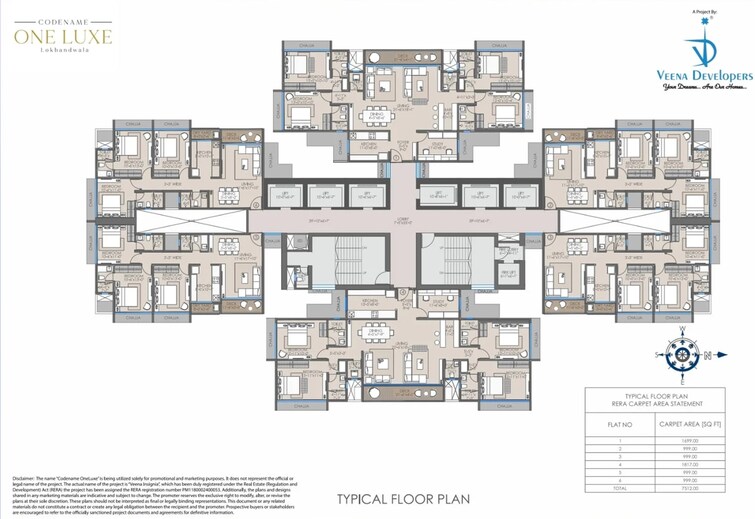 Veena Insignia Floor Plans