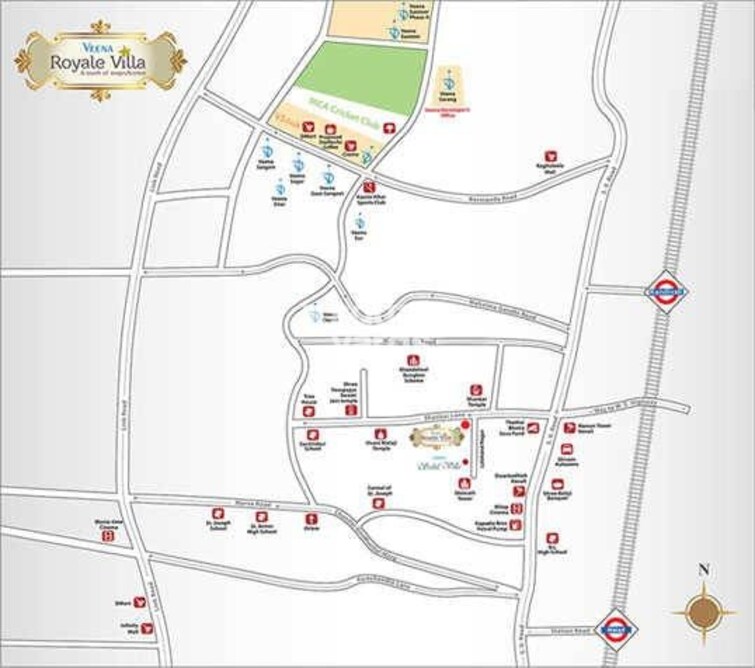Veena Royale Villa Location Image