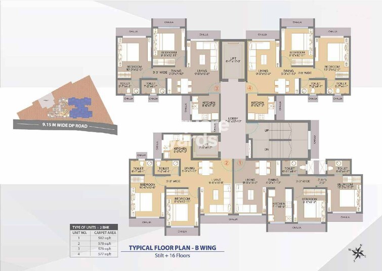 Veena Serene Floor Plans 2