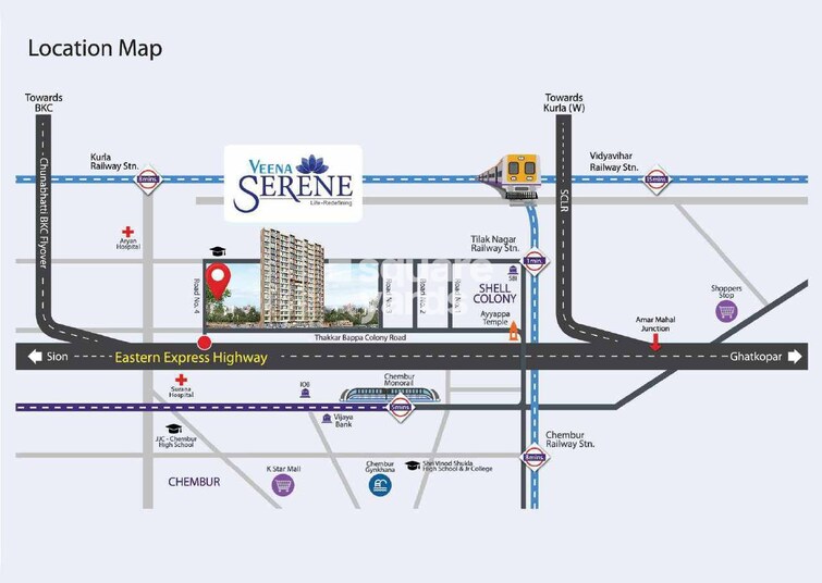 Veena Serene Location Image