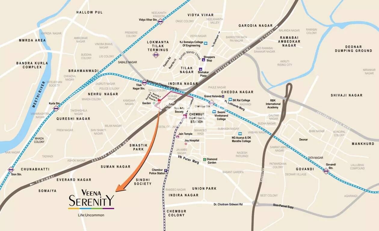 Veena Serenity Location Image