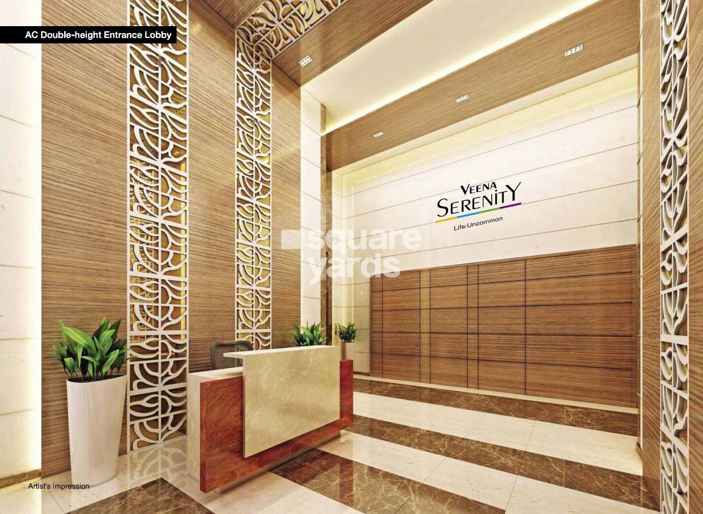 Veena Serenity Lift Lobby Image