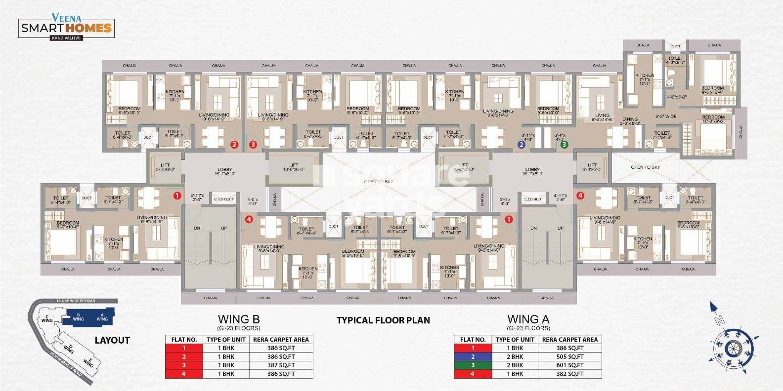 Veena Smart Homes Floor Plans 1