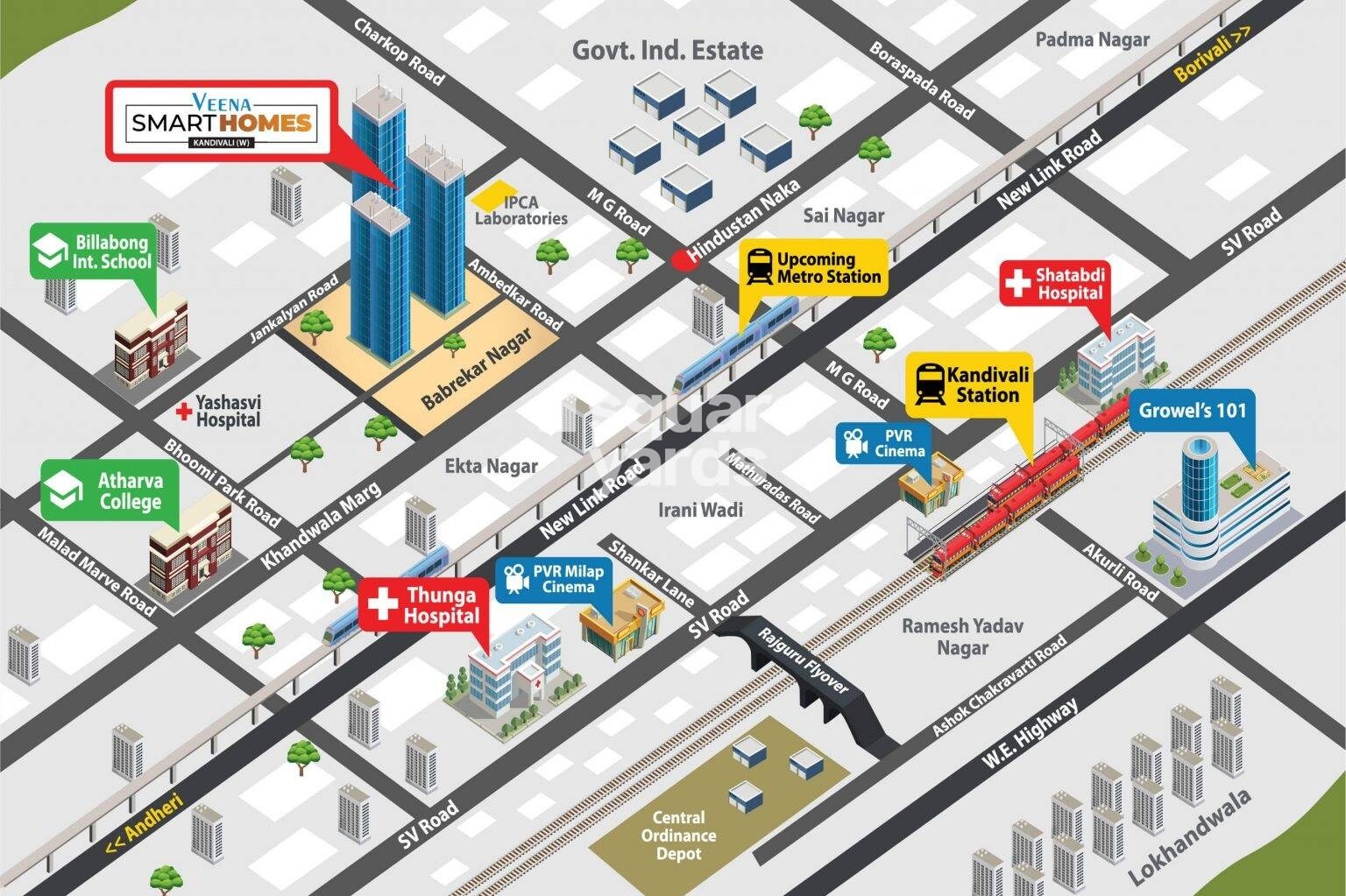 Veena Smart Homes Location Image