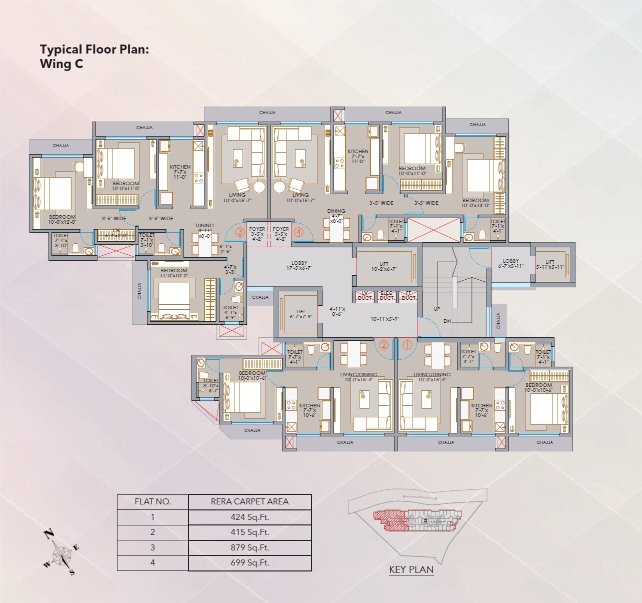 Veena Synergy Floor Plans 2