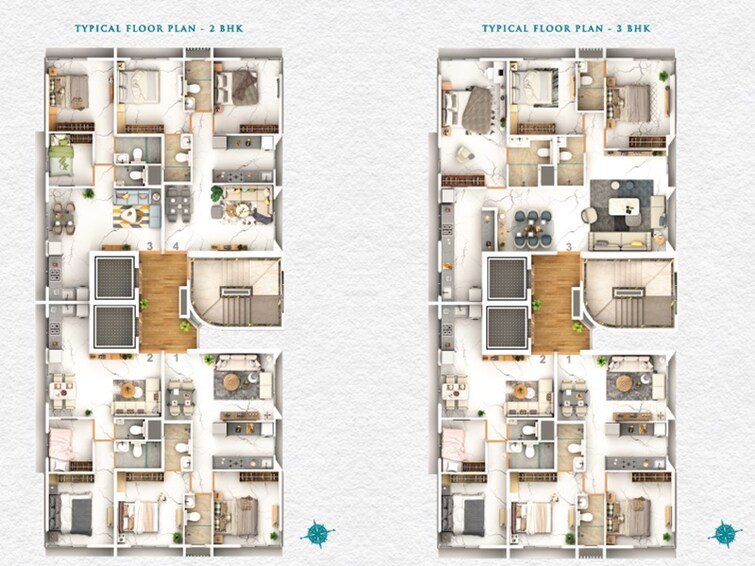Vibrants 1891 Ekam Parkk Floor Plans