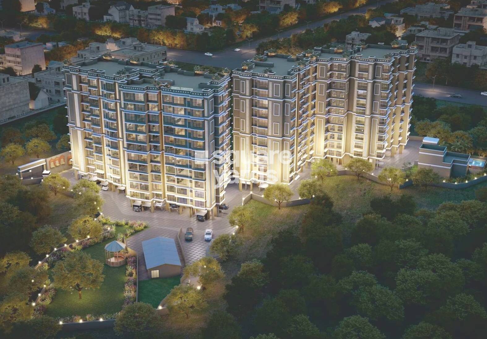 Vijay Khetan Krishna Residences Tower View