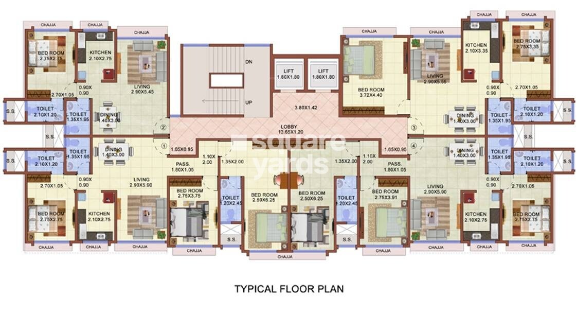 Vijay Lenyadri CHS Floor Plans