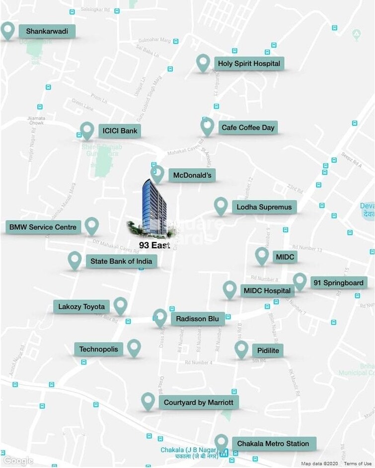 Vijayalaxmi 93 East Location Image