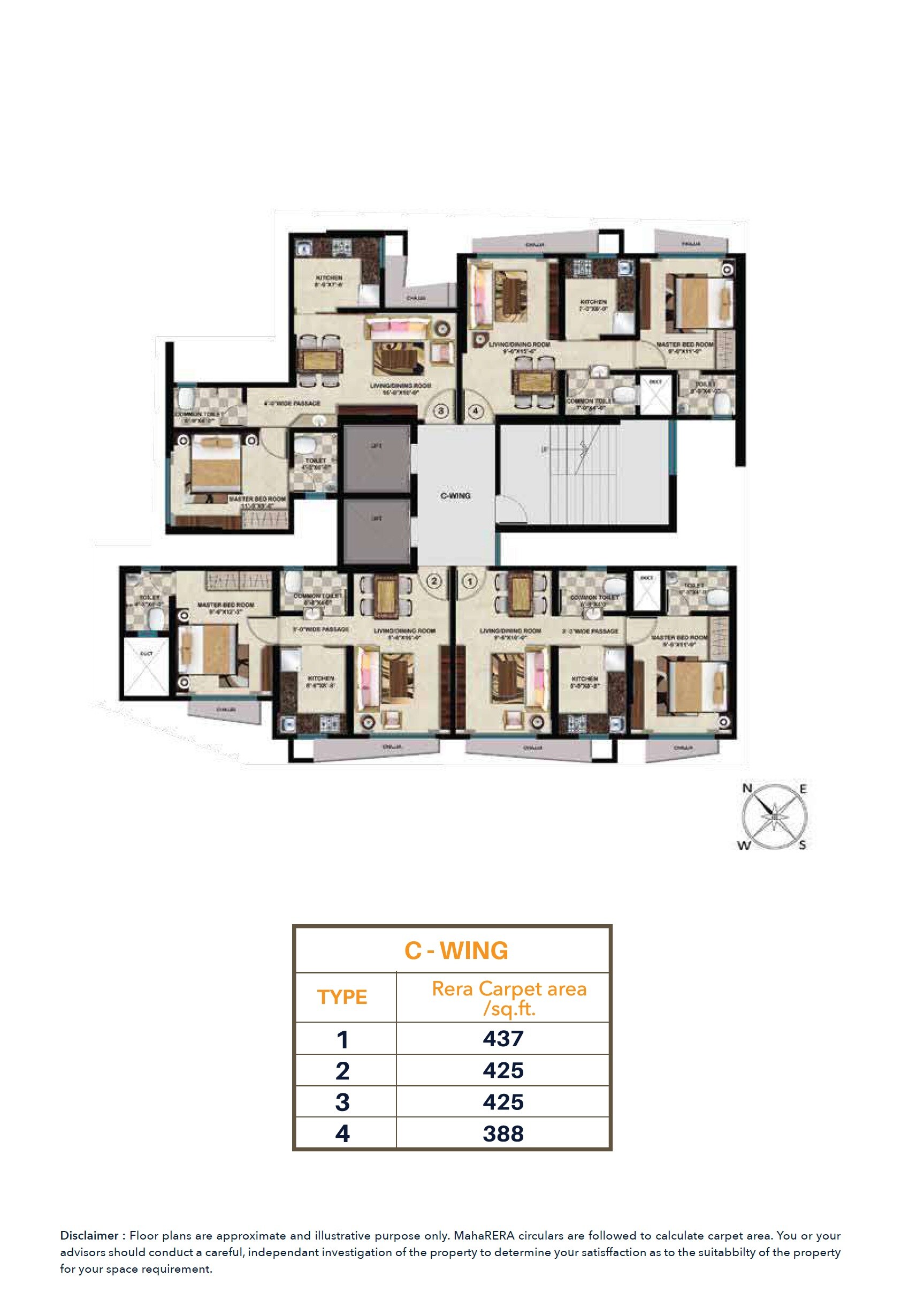 Vinayak Heights Phase I Floor Plans 1