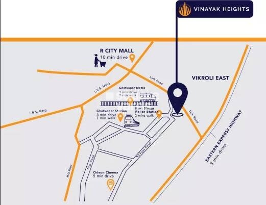 Vinayak Heights Phase I Location Image