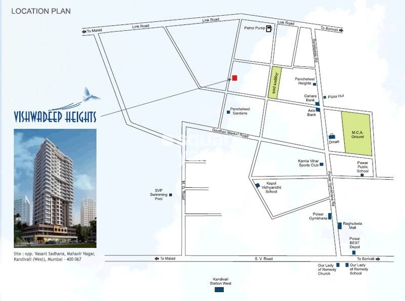 Vishwadeep Heights Location Image