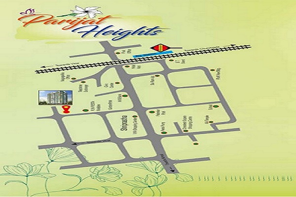 Viva Parijat Heights Location Image