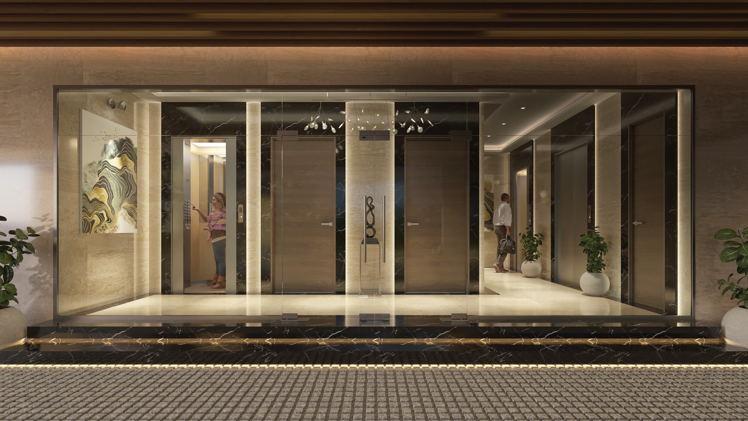 Viyaara Altiora Lift Lobby Image