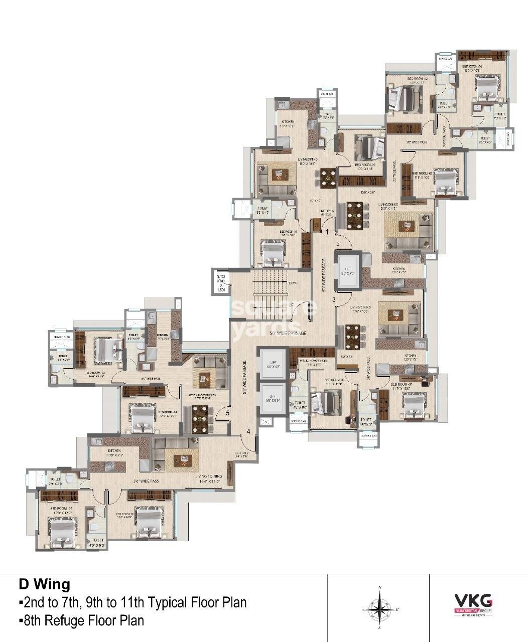 VKG Park Estate Floor Plans 1