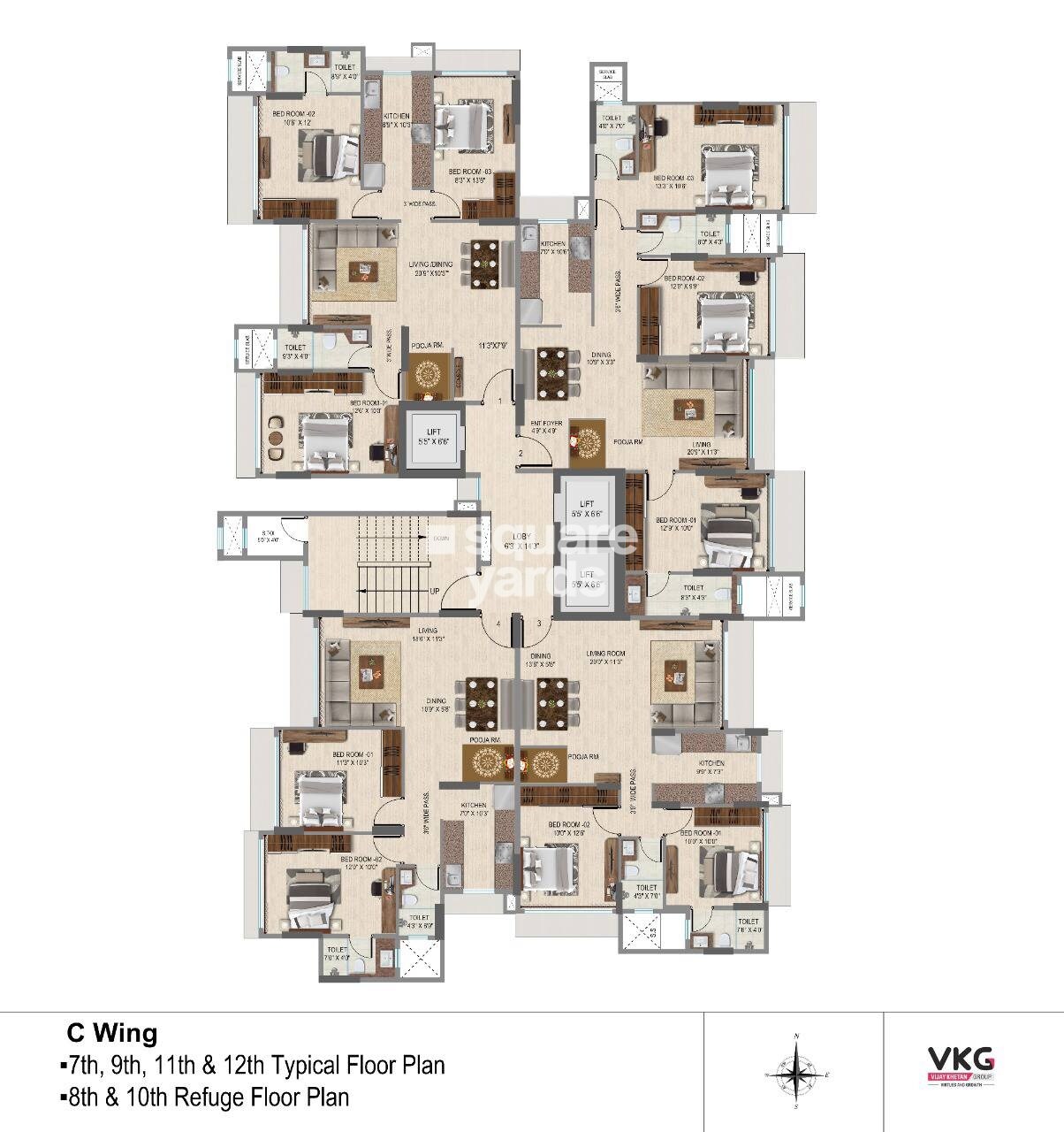 VKG Park Estate Floor Plans 2