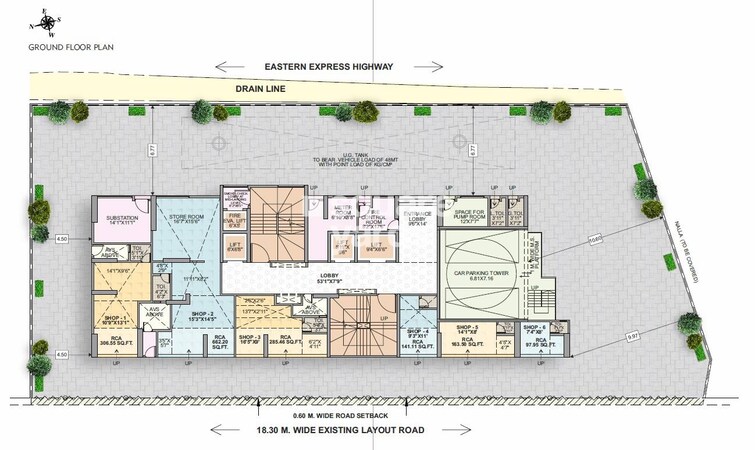 VP Om Dhanlaxmi Heights Floor Plans