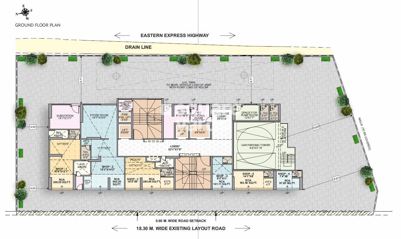VP Om Dhanlaxmi Heights Floor Plans
