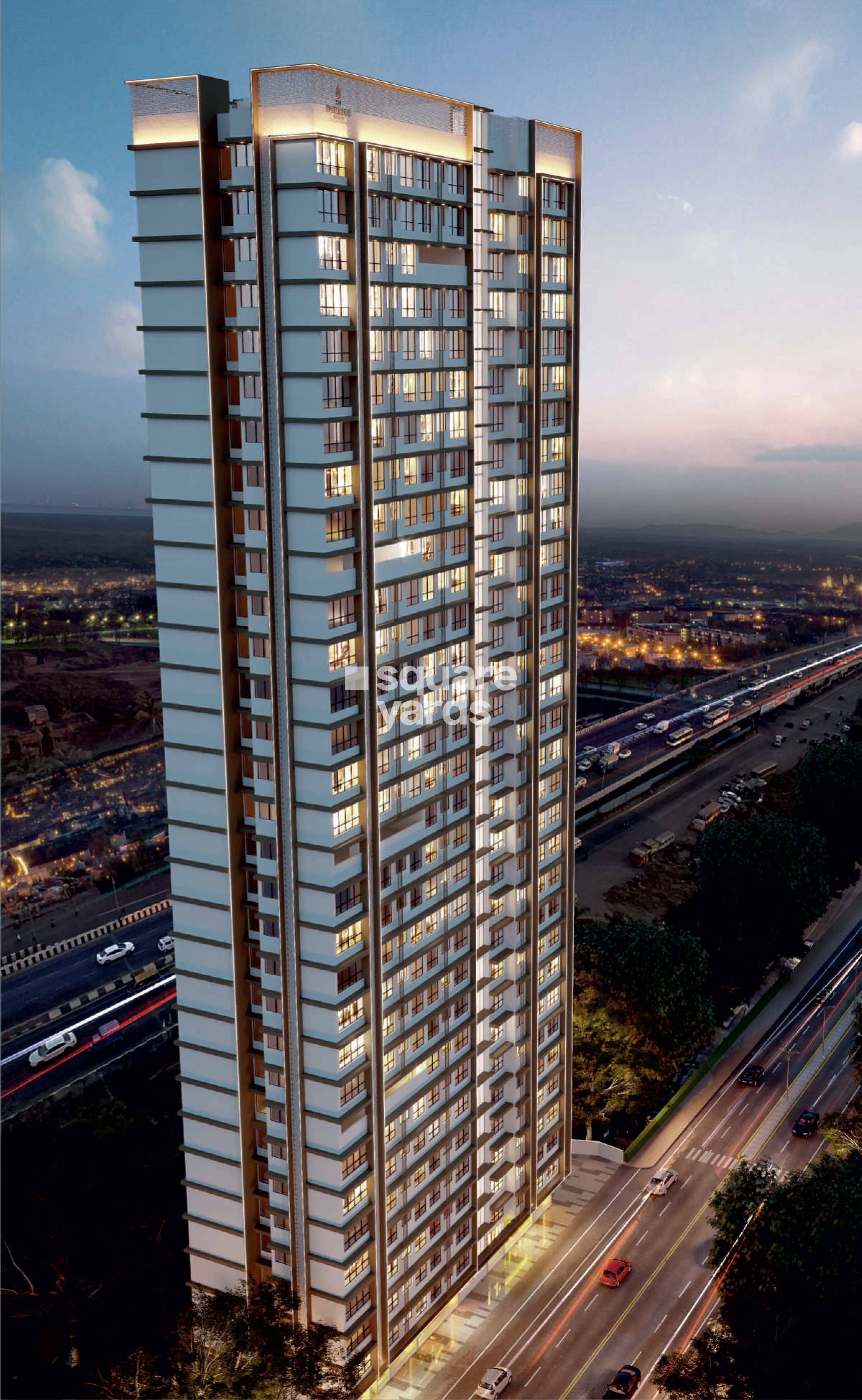 VP Om Dhanlaxmi Heights Tower View 3