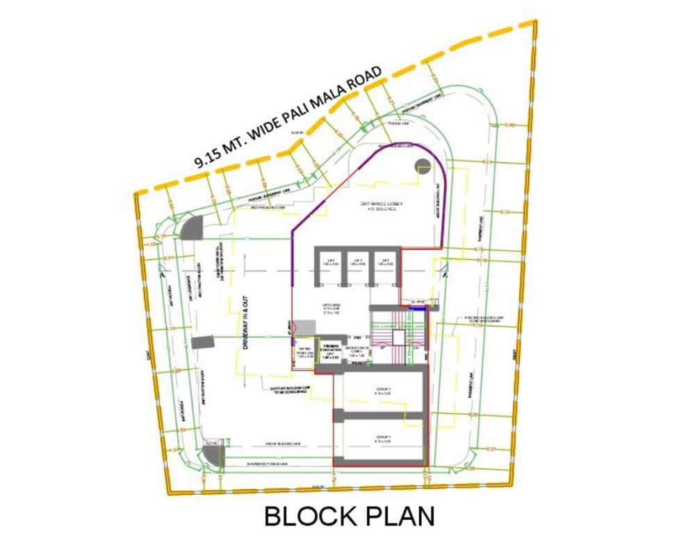 Vraj 9B Luxe Residences Master Plan Image