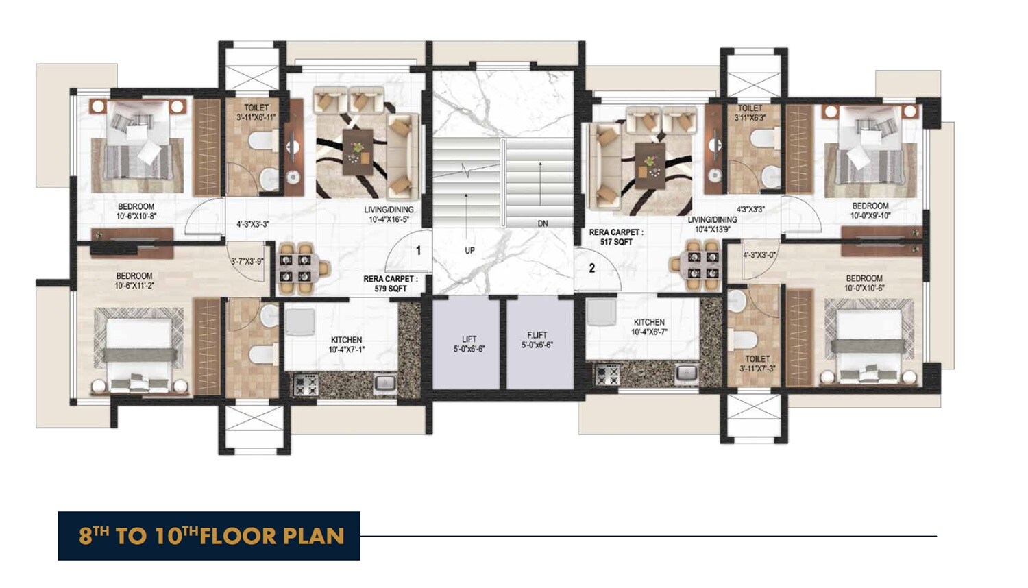 Vraj Gateway Aparna CHS Floor Plans 2
