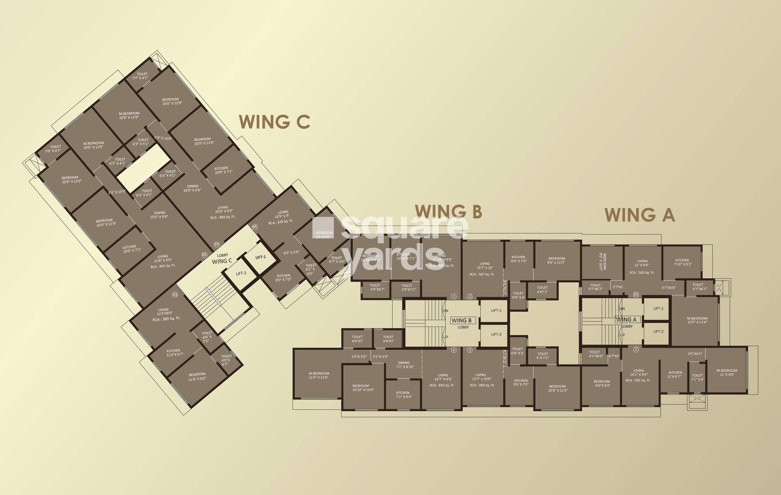 Vraj One Floor Plans 1