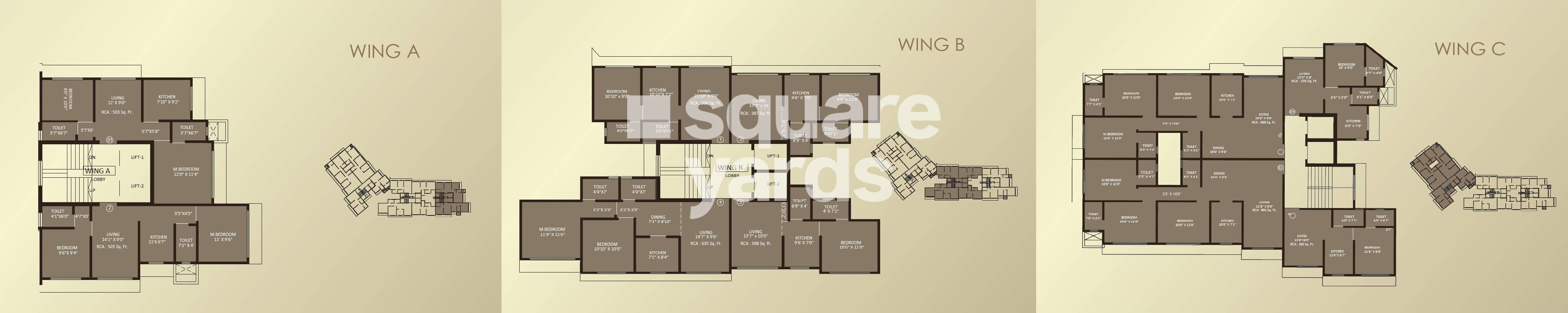 Vraj One Floor Plans 2