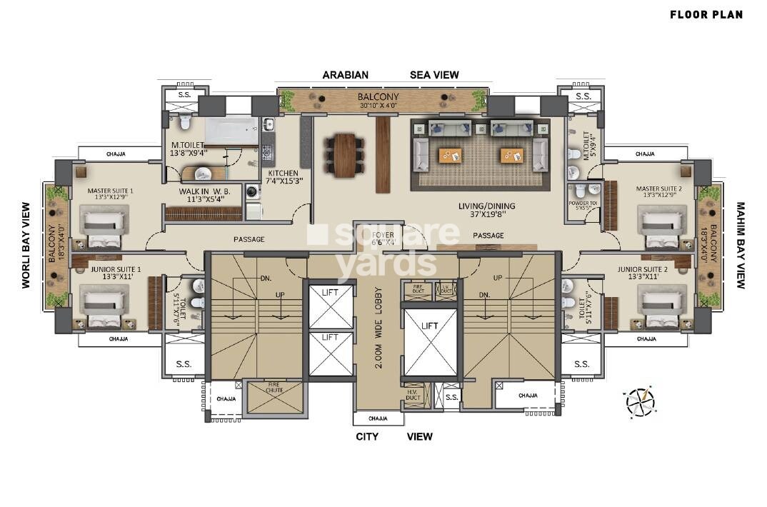 Vraj Tiara Floor Plans 2
